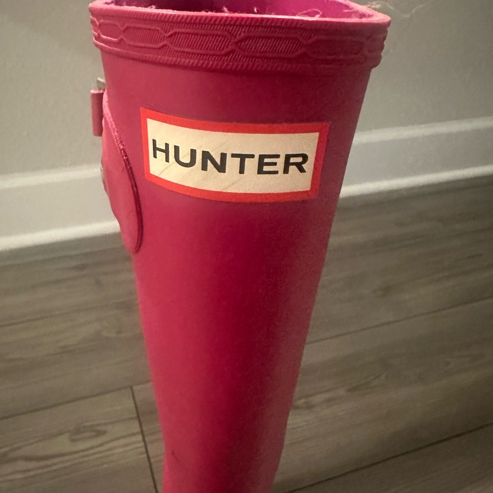 Hunter Fuchsia Waterproof Boot